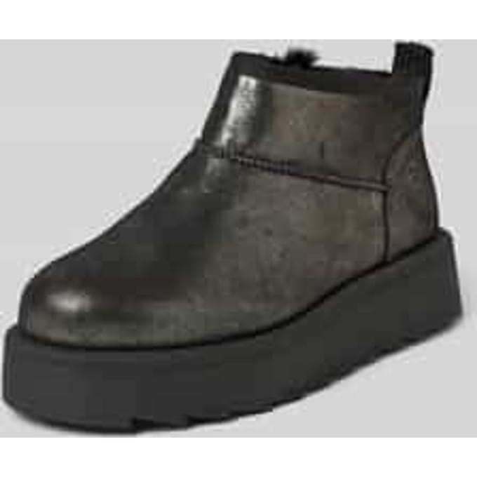 Leren boots met ritssluiting