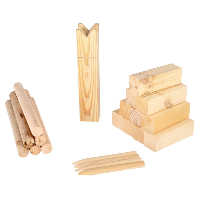 Outdoor Games Kubb-Spel - hout - 21-delig