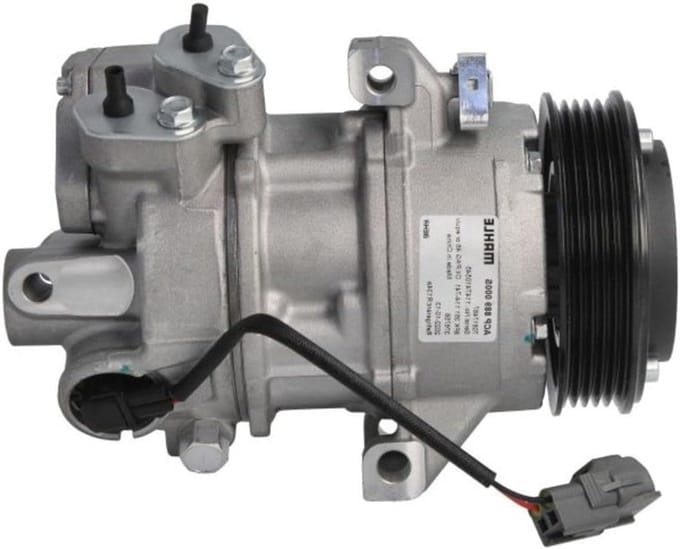 Auto Airco Compressor - Koudemiddel pomp - Auto Onderhoud - 5 Riemschijven - 100 mm - Zilver