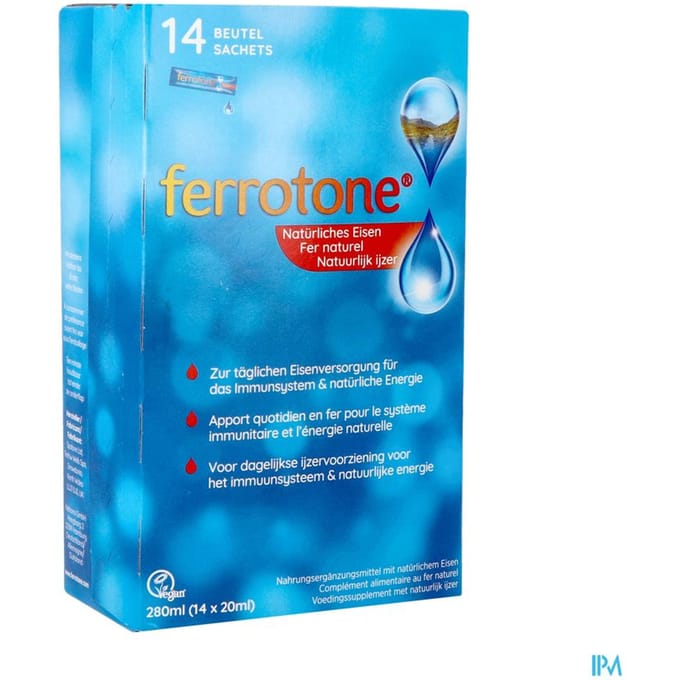 Ferrotone Zakje 14x20ml