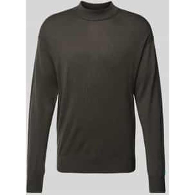 Sweaters Scotch &amp; Soda Essential Wool Blend Pullover Donkergroen