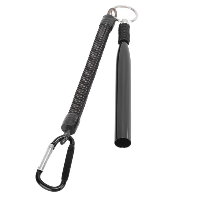 Alliage d'aluminium Appâts souples Accessoires de pêche Outil montage Wacky Worm avec 100 joints toriques noir