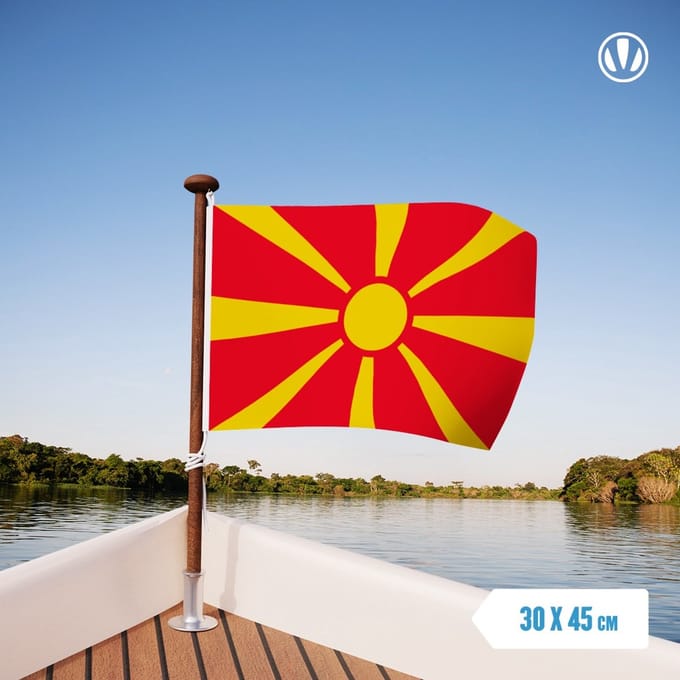 Macedonische vlag Macedonie 30x45cm