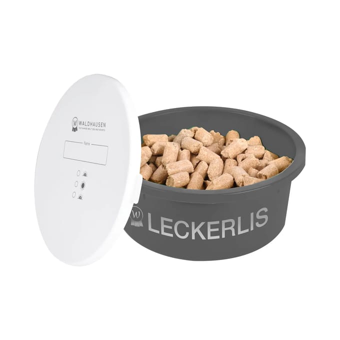 Waldhausen Snack Emmertje - Voer & Drinkbak - 2 l Grijs per stuk