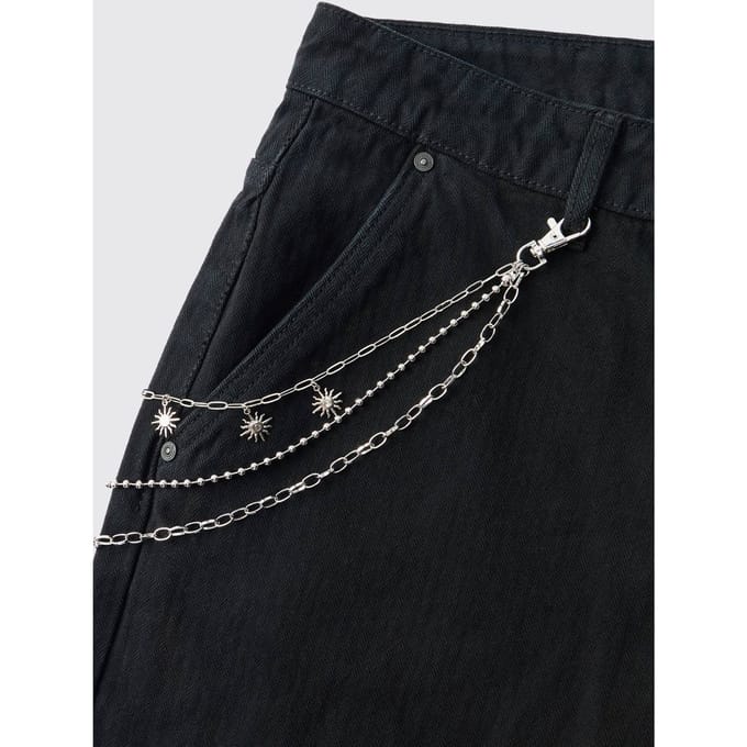 Tribale Zon Jeans Ketting | Silver