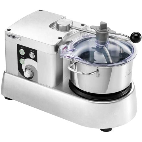 GGM Gastro Professionele cutter - 3,3liter - 350W - 230V - 600-2800 t/min zilver