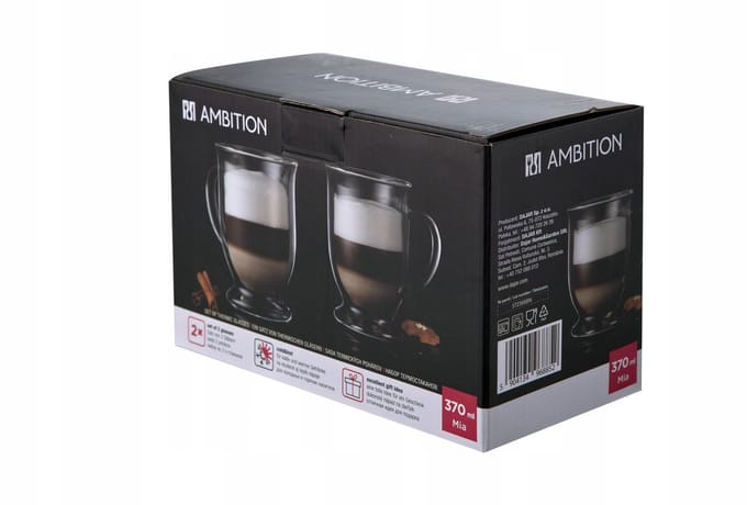 Mia Thermische Glazenset 370ml (2 stuks)