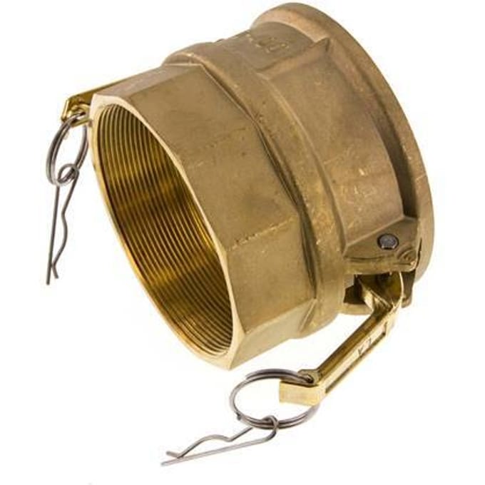 Camlock DN 90 (4'') Koppeling MessingRp 4'' met binnendraad Type D MIL-C-27487