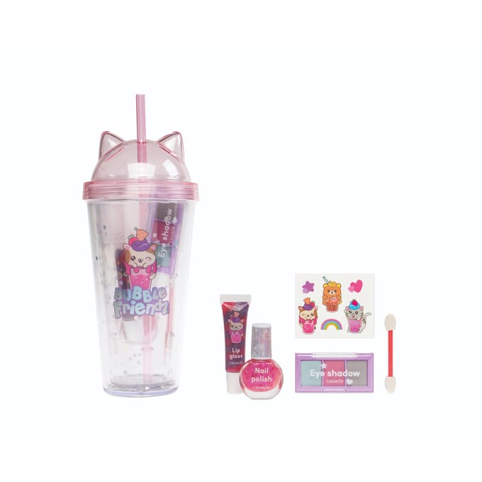 Bubble Friends beker gevuld met make up