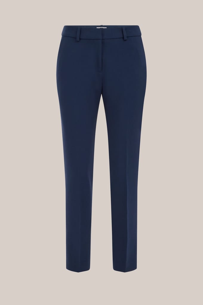 We Fashion Trouser Dark Blue Größe: W36 | Stoffhosen Outlet | Damen | Blau