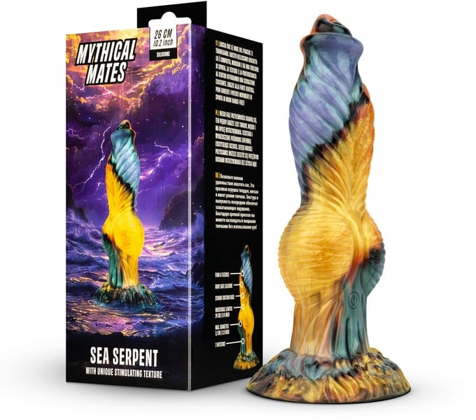 Mythical Mates - Sea Serpent Stotende Dildo - 26 cm