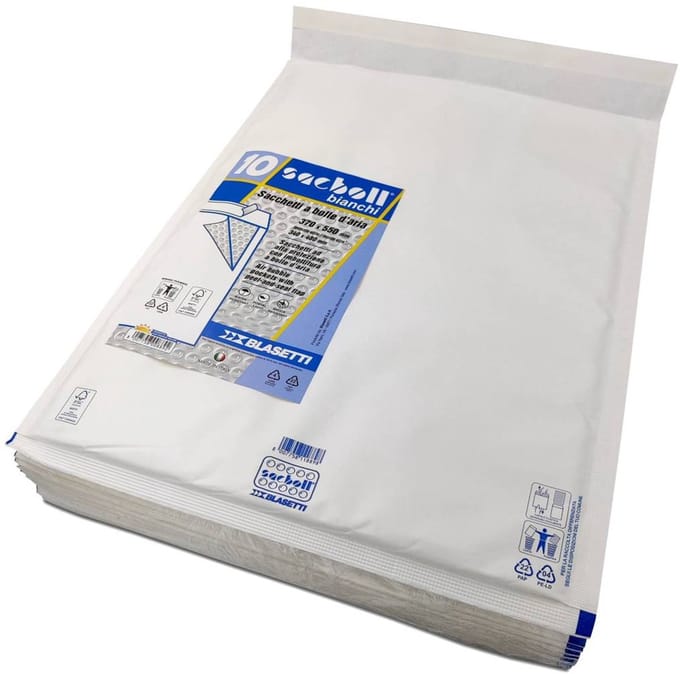 Blasetti Sacboll Bianchi envelop Wit 10 stuk(s)