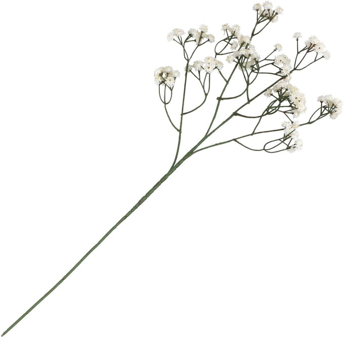 Chaks Kunstbloem Gipskruid - 60 cm - crème - tak - kunst bloem - Gypsophila