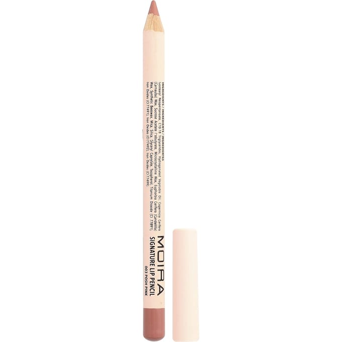 Moira Beauty, Crayon à lèvres Signature, 003 Rose chic, 1,1 g (0,04 oz) white