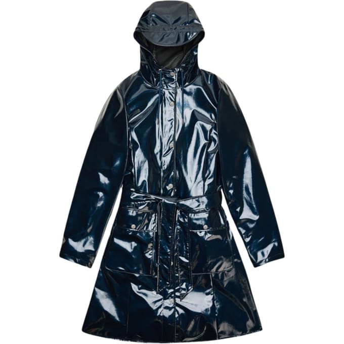 Rains Curve W Trenchcoats Blauw 18130 Curve W