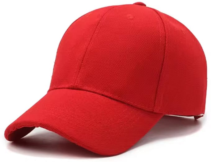 Scoby - Pet - Baseball Cap - Baseball Pet - 6 Panelen - Cotton Hat - Verstelbaar - Katoen - Rood
