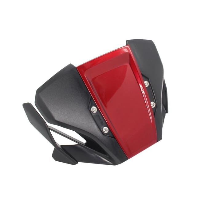Motorvoorruit Voorruitbeschermer Luchtwinddeflector Modificatieaccessoire rood
