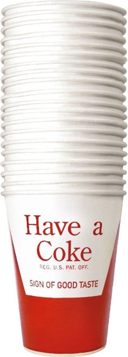Coca-Cola Paper Drinking Cups 'Have a Coke' (24 pcs)