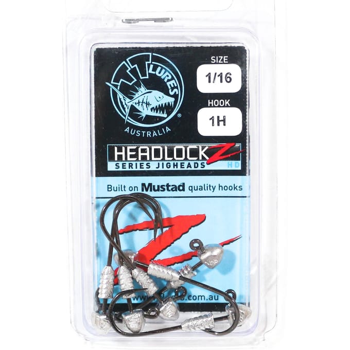 Tackle Tactics TT Headlockz HD Tête plombée 1/16 oz 1 6/paquet (3535)