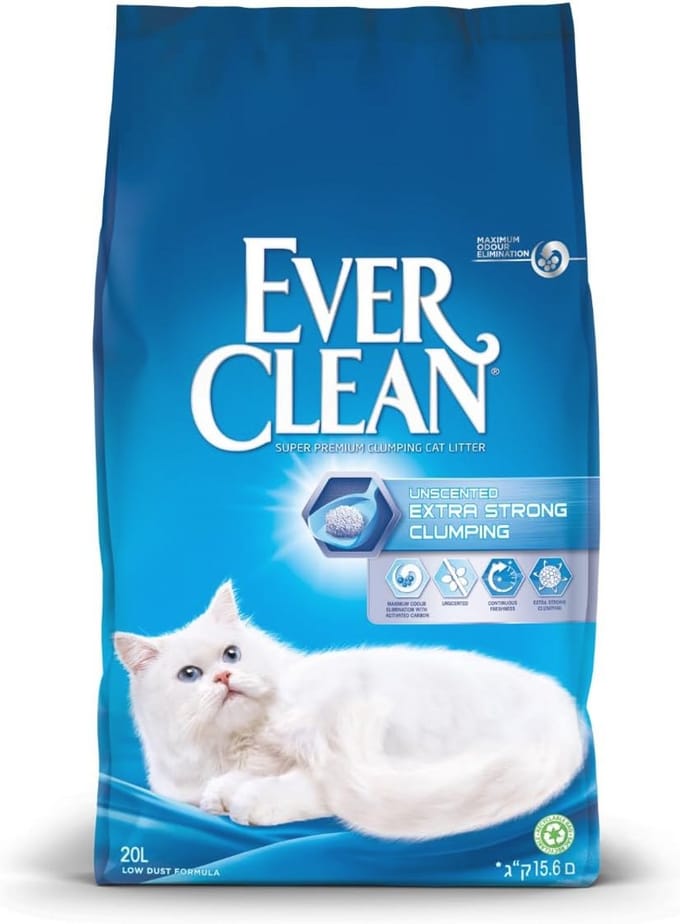 Klonterende Kattenbakvulling - Ongeparfumeerd - Extra Sterk - Voor alle Katten