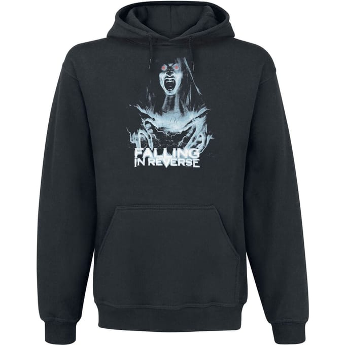 Falling In Reverse Trui met capuchon - Red Eye Vamp - M tot XL - voor Mannen - zwart