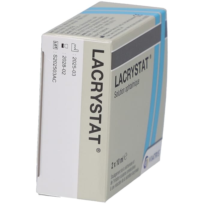 Lacrystat Collyre Fl 2x10ml Nf