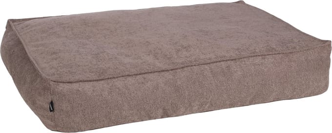 Kussen Oana Rechthoekig Taupe met rand 100x70x18cm