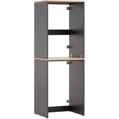 SCHILDMEYER Wasmachinekast Solea (2-delige set, antraciet)