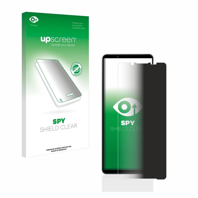 upscreen - privacy screenprotector voor Sony Xperia 1 V - Folie Beschermfolie Blauwlichtfilter