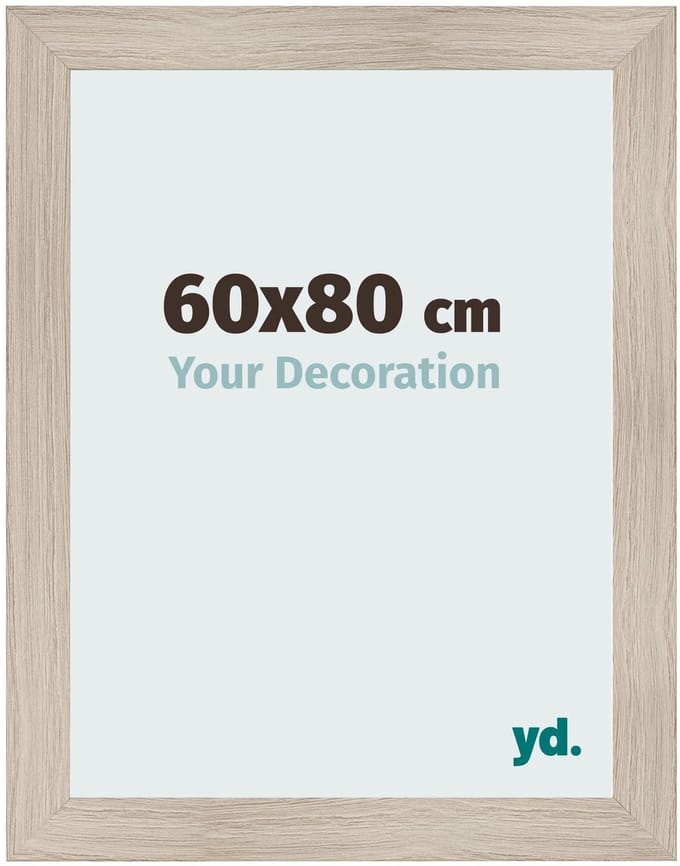 Your Decoration - Fotolijst 60x80 cm - MDF - Eiken Licht - Pisa