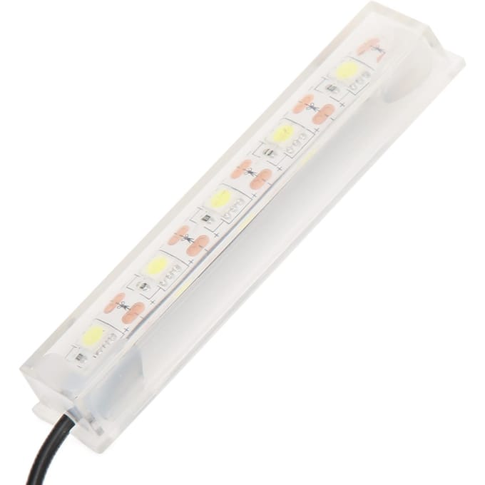 Aquarium LED-lamp, klein, USB, Betta-aquarium, wit licht voor binnenaquariumplanten white