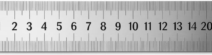 Creativ Company Ruler Metal 50cm