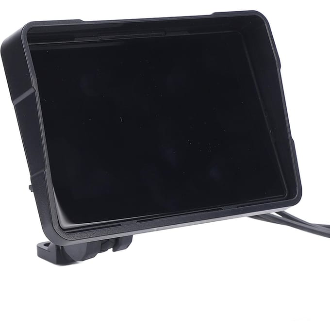 pour Écran de Moto 5 Pouces Carplay pour Android Auto Étanche Bluetooth 5.4 Navigation Écran Tactile black