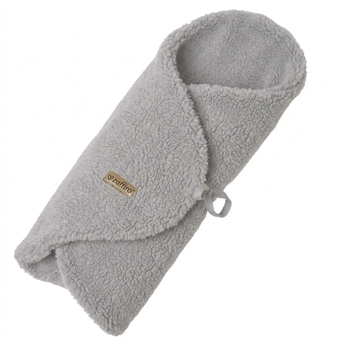 Dubbelzijdige wollen swaddle deken baby Zaffiro Nevada