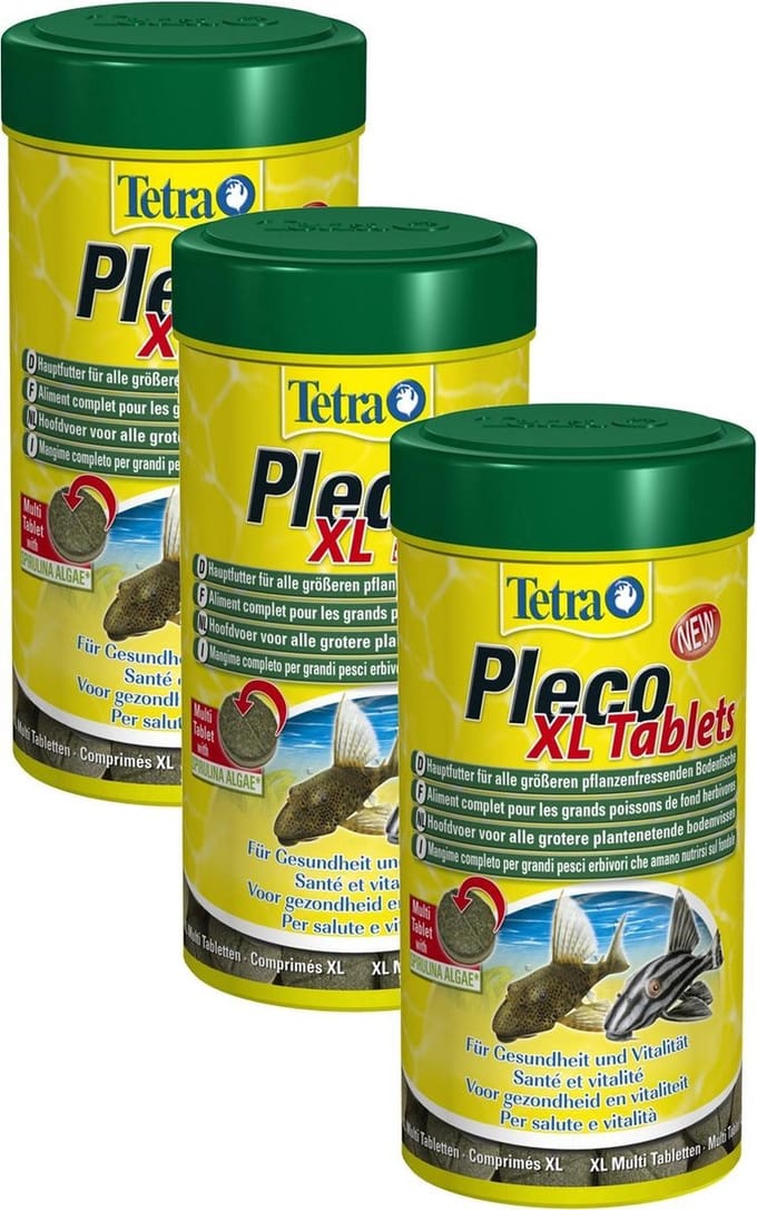 Tetra Pleco Tabletten Xl - Vissenvoer - 3 x 133 tab
