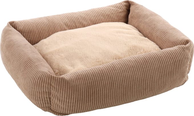 FLAMINGO Hondenmand met rits Colette rechthoekig 50 cm taupe