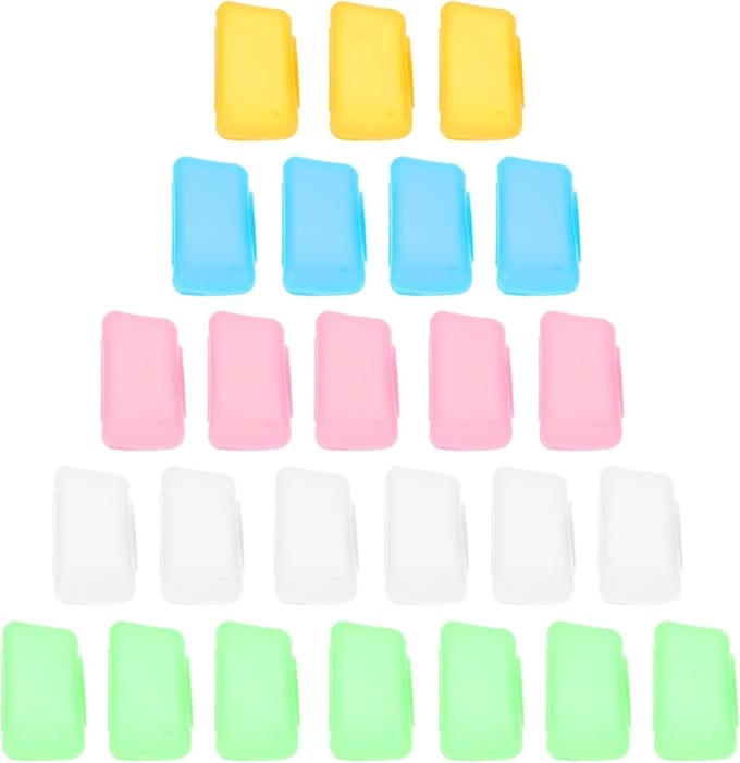 Tandenborstelhoezen - Beschermkapjes - Reizen en Opslag - Universele Pasvorm - 100 Stuks - Gemengde Kleuren