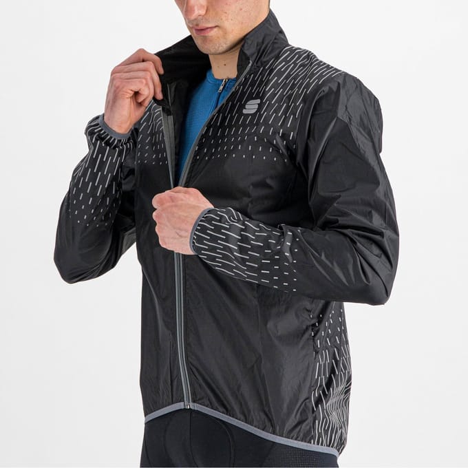 Sportful Fietsjack Heren Zwart  - REFLEX JACKET BLACK - S