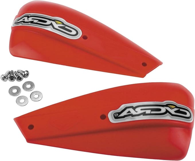 Beschermkappen Motor - Handkappen Set - Offroad Rijden - Robuuste Constructie - 28 x 12 x 4 cm - Rood