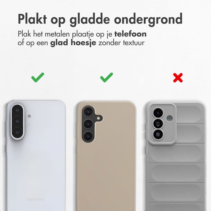 imoshion Magnetisch Plaatje 2-pack voor magnetische houders - Zwart