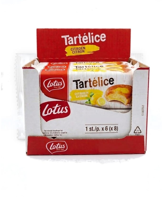 Lotus Tartélice Citroen - Multipack - Gebak - 48 (8x6x1) Stuks