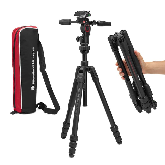 Manfrotto Befree GT PRO MKBFRTA4GTFB-3W tripod - aluminium