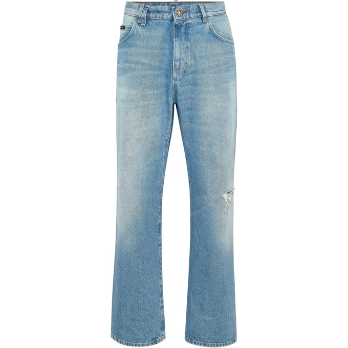 Denim Trousers Beach Boy Fit 5 Pockets Signature