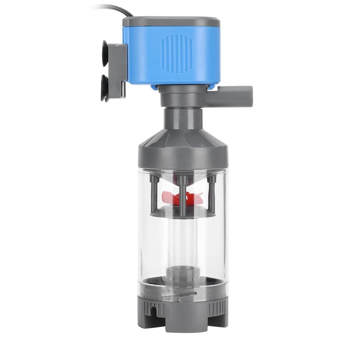 ZY1000F5 5 in 1 Aquarium Vissenkom Filter 3-Traps Multifunctionele Collectie Filterpomp gray