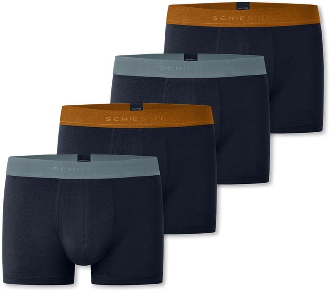 Schiesser Heren lang short / pant 4 pack 95/5 Cotton