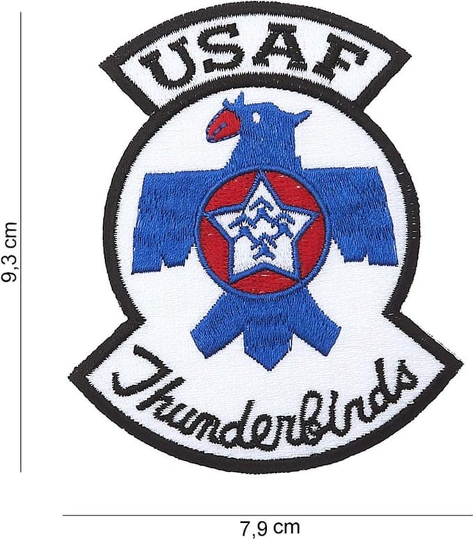 Embleem stof USAF thunderbird