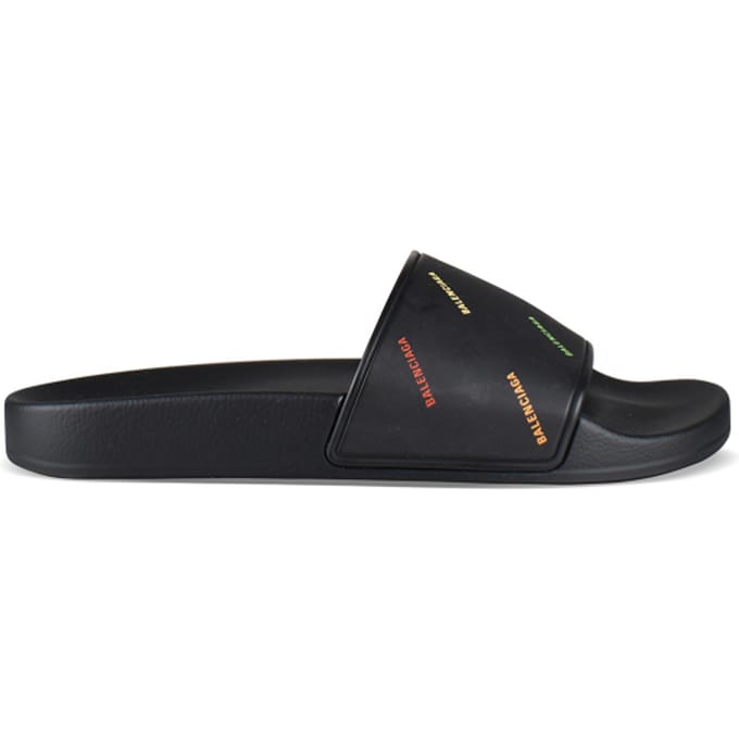Balenciaga Slippers Zwart