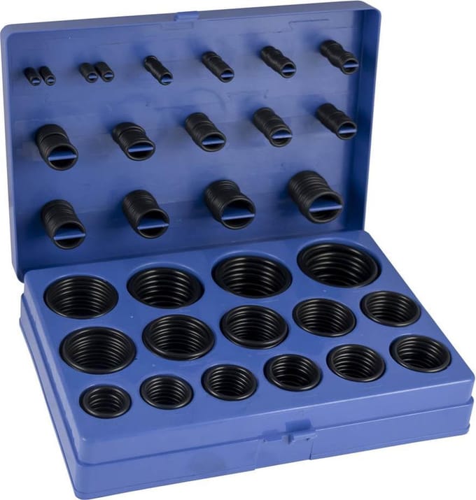 JBM Tools | O-ring rubber - O-ringen assortiment Metrisch 386 Delig