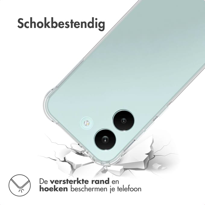 imoshion Hoesje - Geschikt voor Xiaomi Poco X8 Pro - Shockproof Case - Transparant