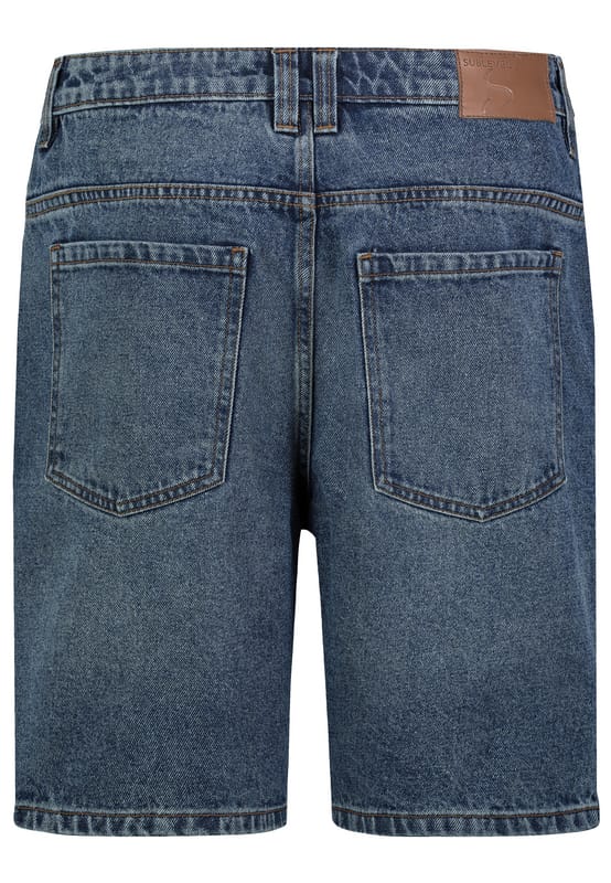 Sublevel Denim Shorts - Mens Bermuda - S tot M - voor Mannen - blauw